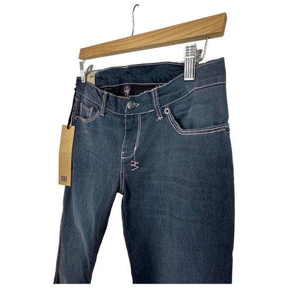 KSUBI Skinny Pins I'm Shady Women's Low Rise Skinny Jeans NWT 26 - Picture 5 of 8